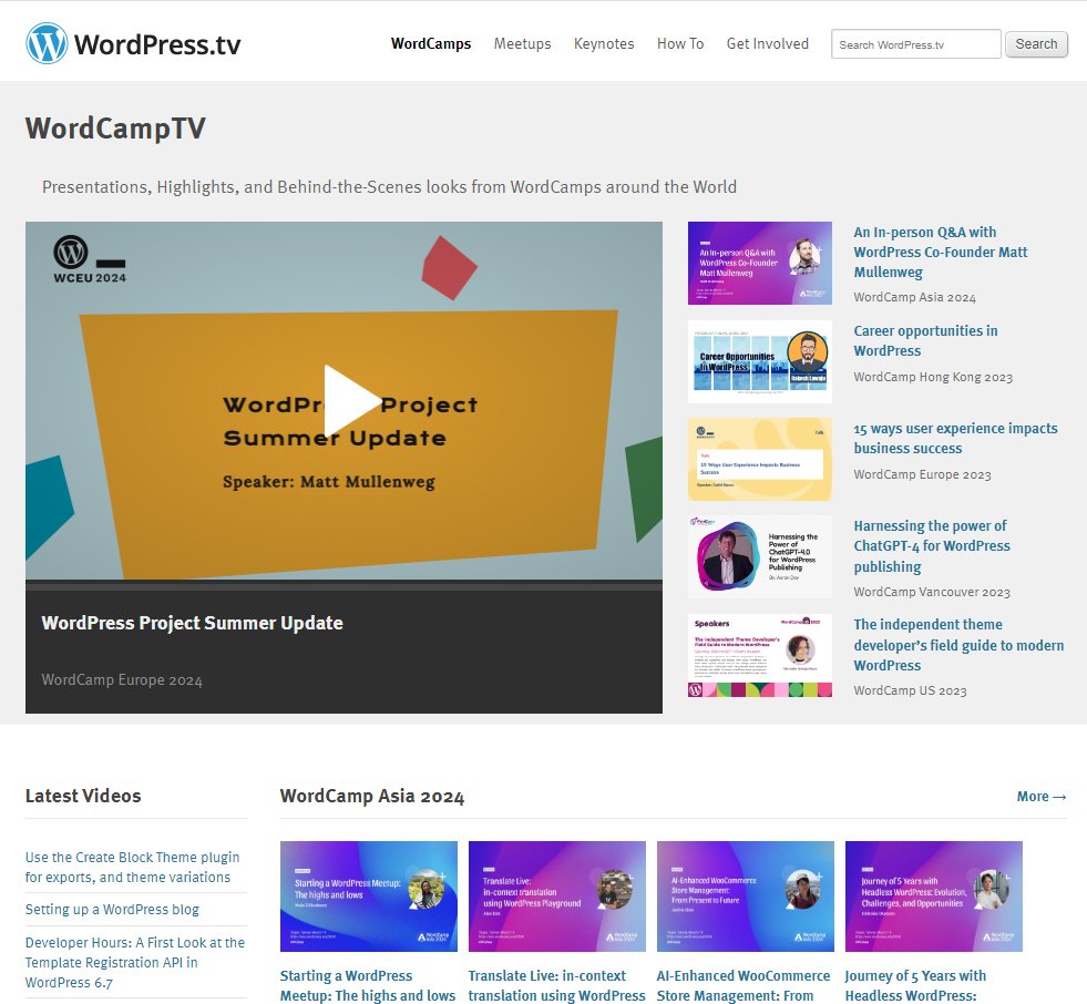 WordPress TV